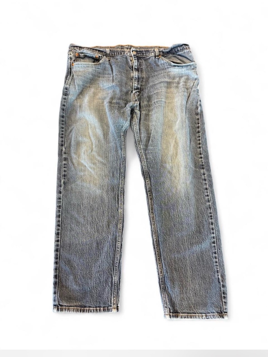 Levi’s Men’s 42x32 Thrashed & Faded Classic Denim Jeans